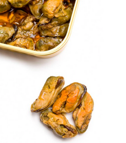 Mejillones Rías Baixas Ahumados 3 pzas de 111 g -.