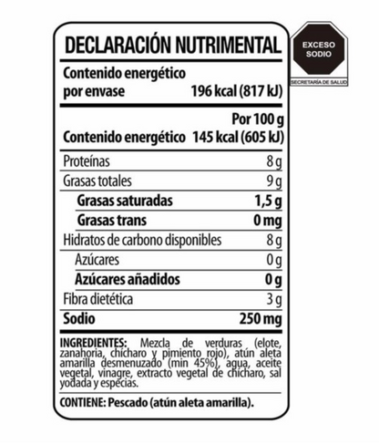 Ensalada de Atún Tuny Primavera To Go 8 pzas de 135 g c/u - .