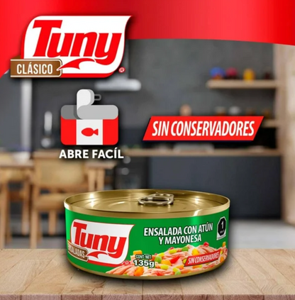 Ensalada de Atún Tuny Con Mayonesa 8 pzas de 135 g -.