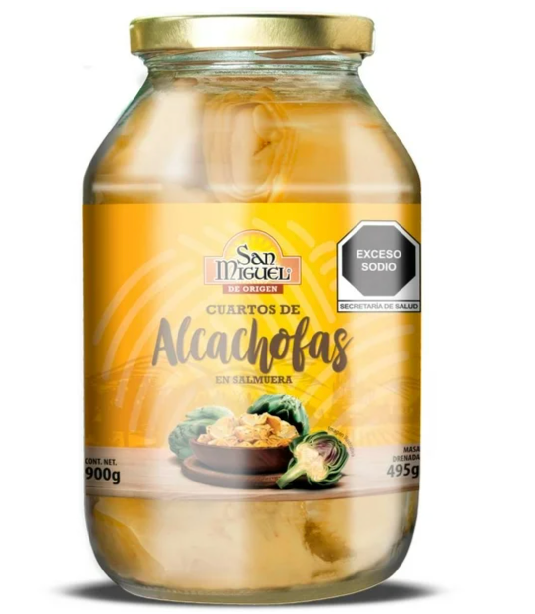 Cuartos de Alcachofa San Miguel 900 g -.