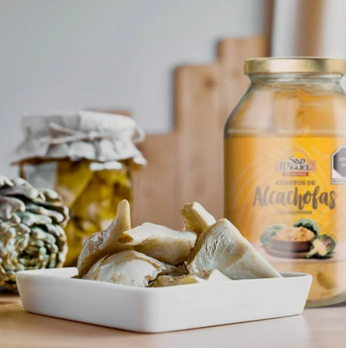 Cuartos de Alcachofa San Miguel 900 g -.