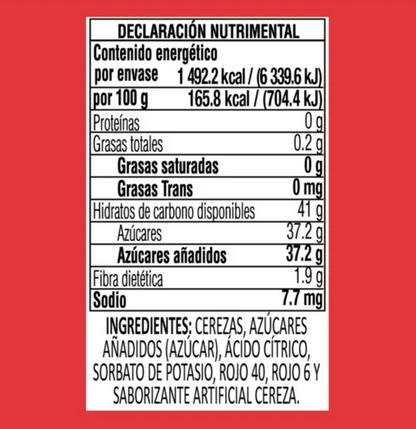 Cerezas con Tallos Member's Mark Maraschino 2.1 k -.