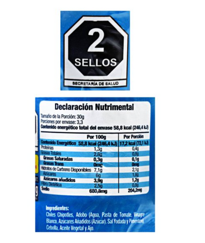 Chiles Chipotles San Marcos 10 pzas de 100 g - .