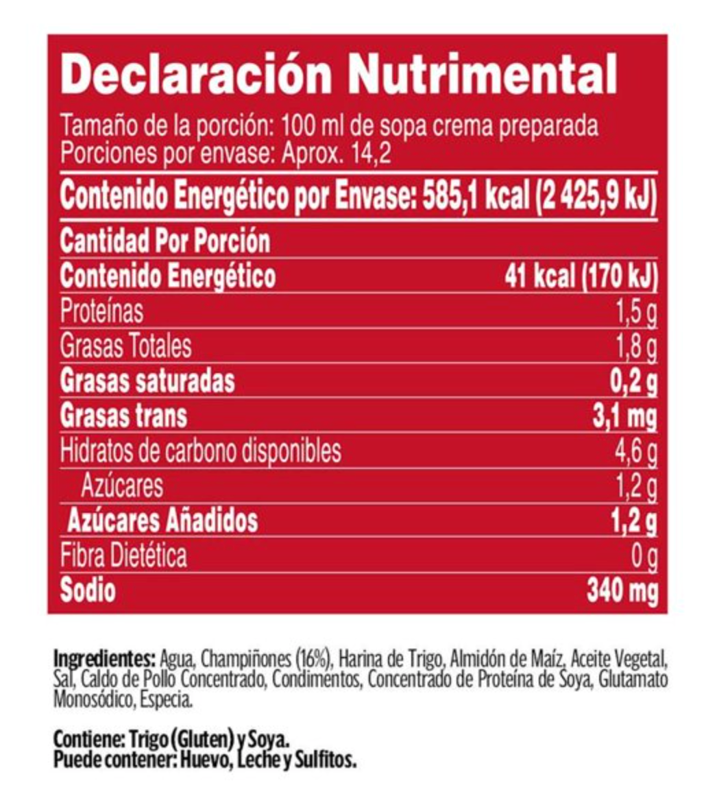 Crema de Champiñones Campbell's 4 pzas de 735g - .