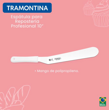 Espátula Repostera Tramontina 10" Profesional 1 pza -.