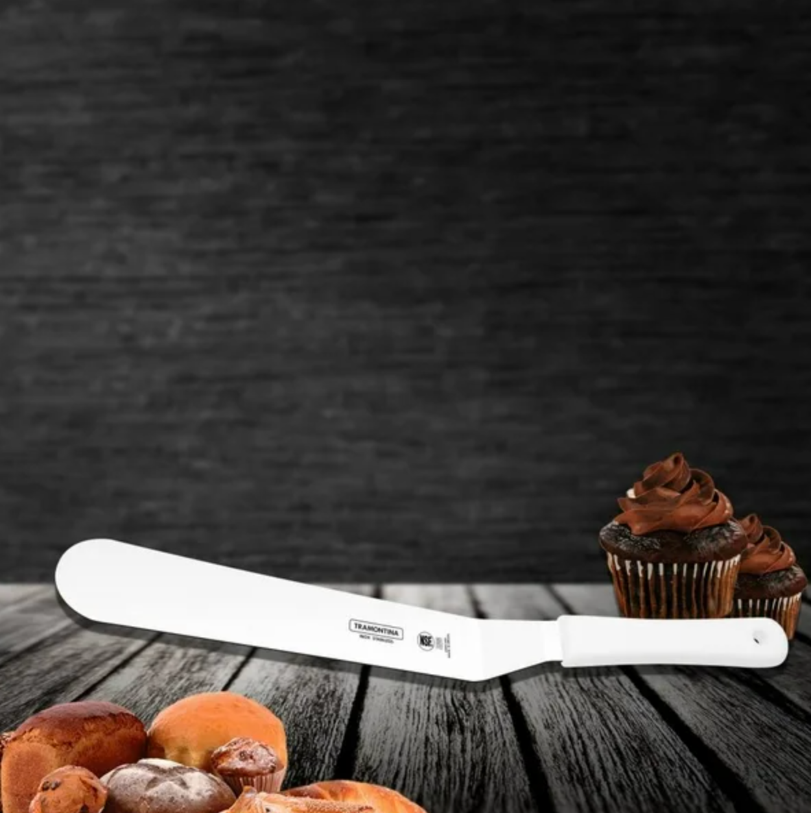 Espátula Repostera Tramontina 10" Profesional 1 pza -.