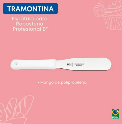 Espátula Repostera Tramontina 8" Profesional 1 pza -.