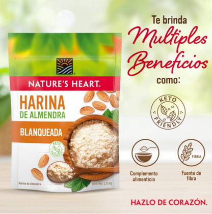 Harina Nature's Heart de Almendra -.