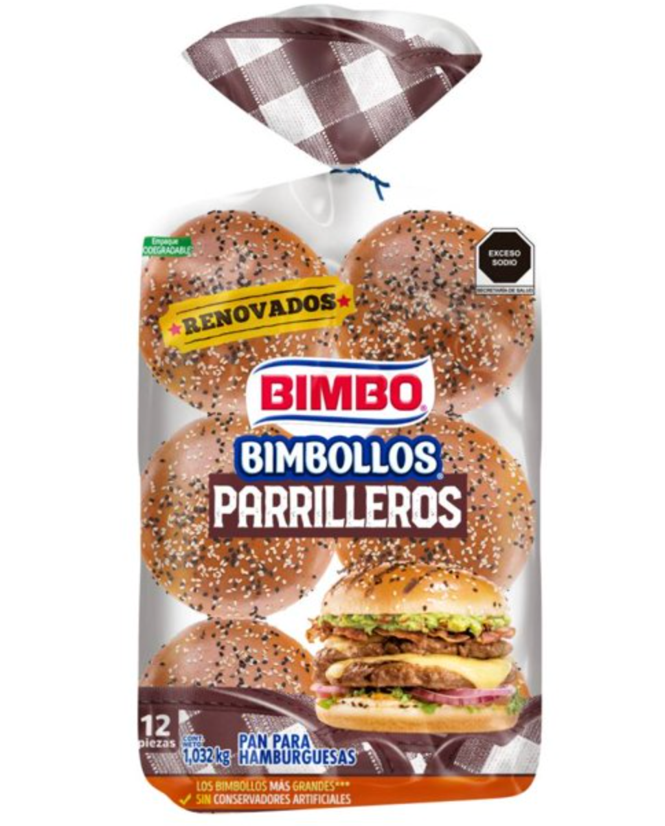 Bimbollos Parrilleros Bimbo 12 pzas - .