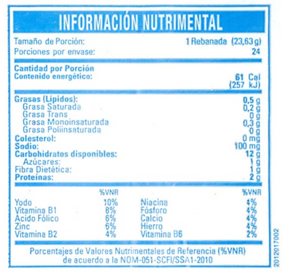 Pan Blanco de Caja Member's Mark 567 g -.