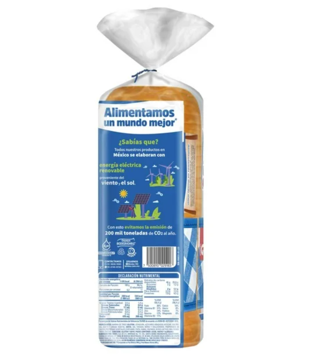 Pan Blanco Bimbo 620 g -.