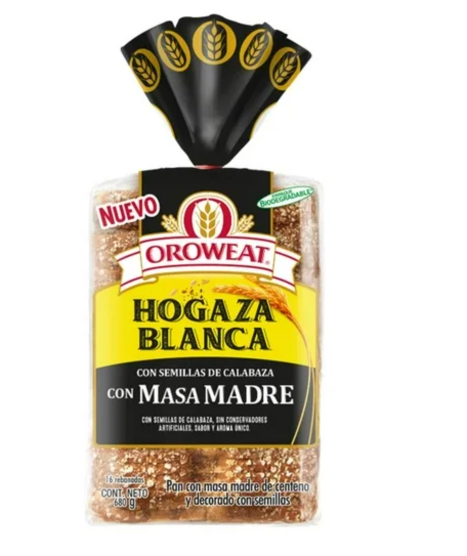 Pan de Caja Oroweat Masa Madre 680 g -.