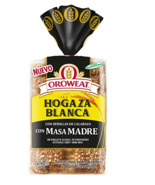 Pan de Caja Oroweat Masa Madre 680 g -.