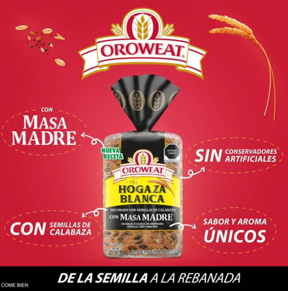 Pan de Caja Oroweat Masa Madre 680 g -.