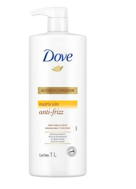 Acondicionador Dove Nutrición Anti-Frizz 1 l - .