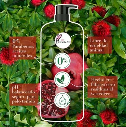 Acondicionador Herbal Essences Aceite de Ricino y Granada 958 ml - .