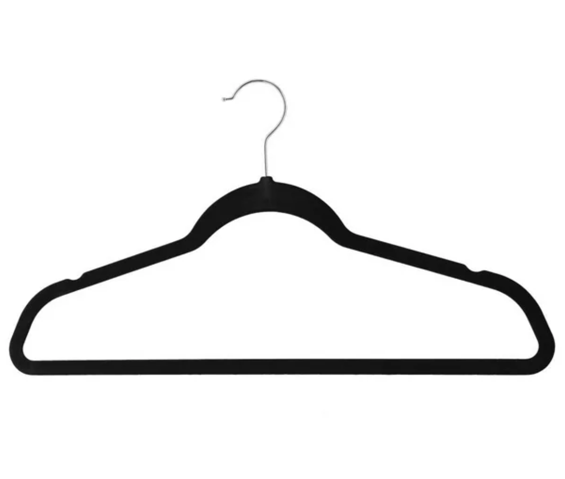Ganchos de Terciopelo Member's Mark Negro 50 pzas - .