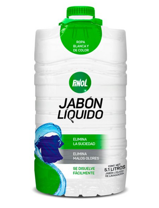 Jabón Líquido PINOL JABON DE LAVANDERIA de Lavandería 5.1 l - .
