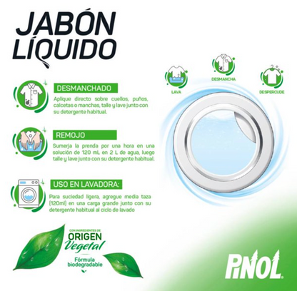 Jabón Líquido PINOL JABON DE LAVANDERIA de Lavandería 5.1 l - .