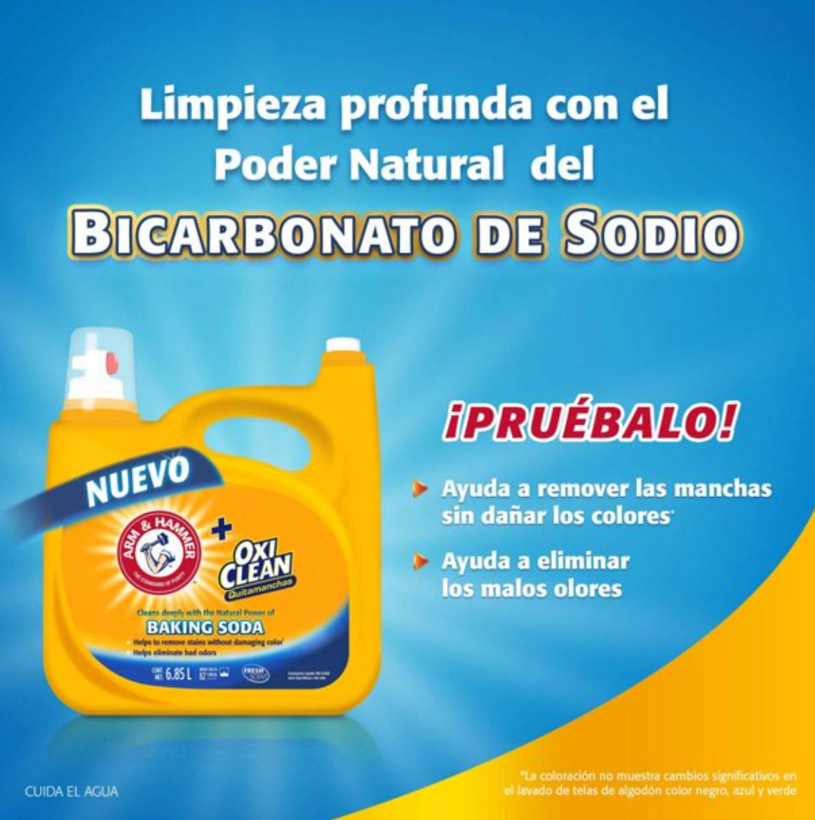 Detergente Líquido Arm & Hammer Oxiclean 6.85 L - .