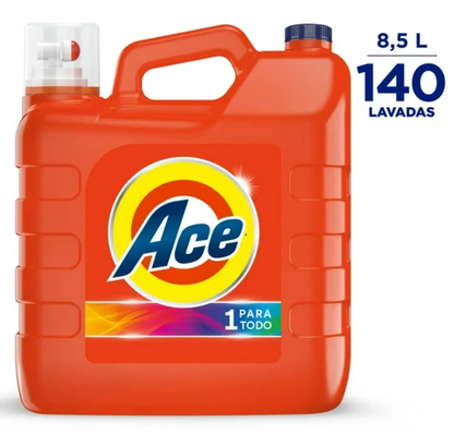 Detergente Líquido Ace 1 Para Todo 8.5 l - .