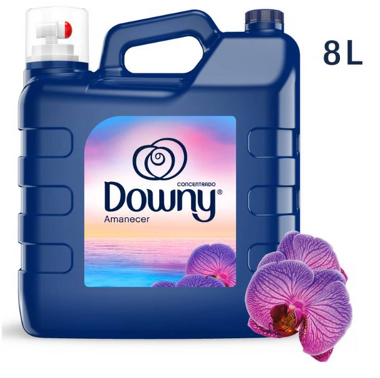 Suavizante de Telas Downy Amanecer Aroma Fresco con Notas Marinas 8 l - .