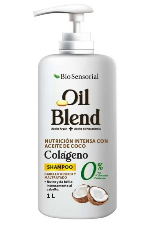 Shampoo Bio Sensorial Nutrición Intensa con Aceite de Coco 1 l - .