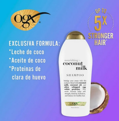 Shampoo Ogx Coconut Milk 750 ml - .