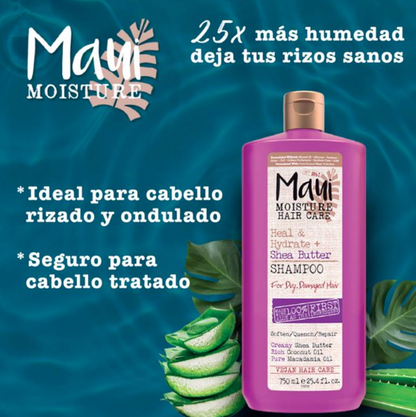 Shampoo Maui Shea Butter 750 ml - .