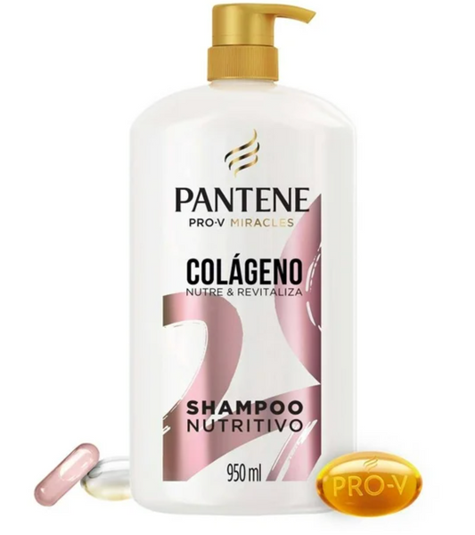 Shampoo Pantene Pro-V Miracles Colágeno Nutre & Revitaliza 950 ml - .