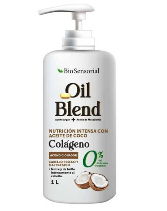 Acondicionador Bio Sensorial Nutrición Intensa con Aceite de Coco 1 l - .