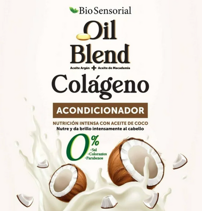 Acondicionador Bio Sensorial Nutrición Intensa con Aceite de Coco 1 l - .