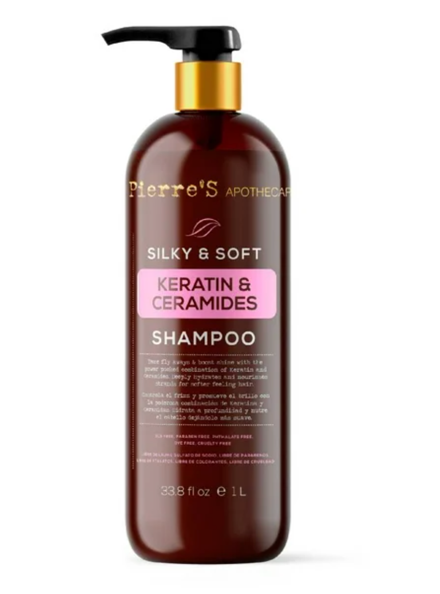 Shampoo Pierres Apothecary Keratina y Ceramida 1 l - .