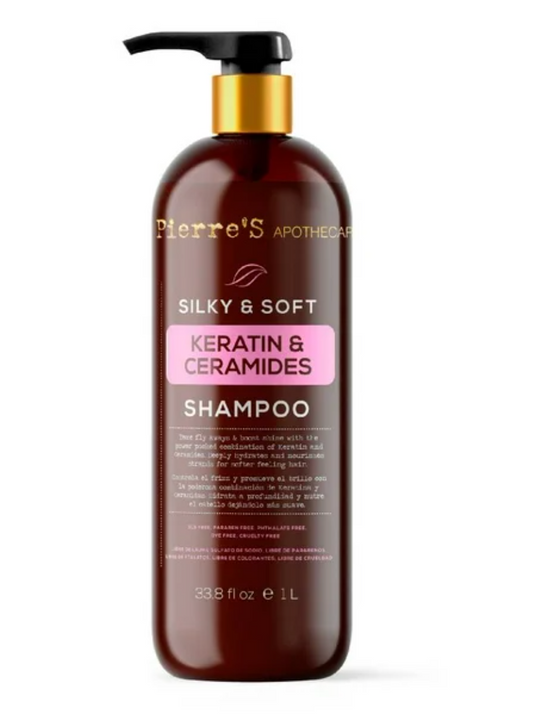 Shampoo Pierres Apothecary Keratina y Ceramida 1 l - .