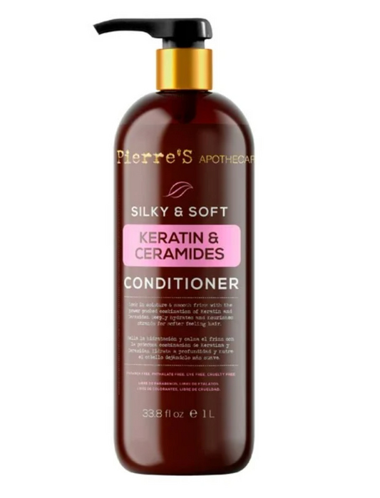 Acondicionador Pierres Apothecary Keratina y Ceramida 1 l - .