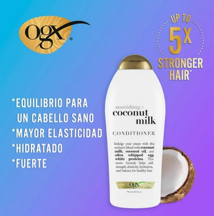 Acondicionador Ogx Coconut Milk 750 ml - .