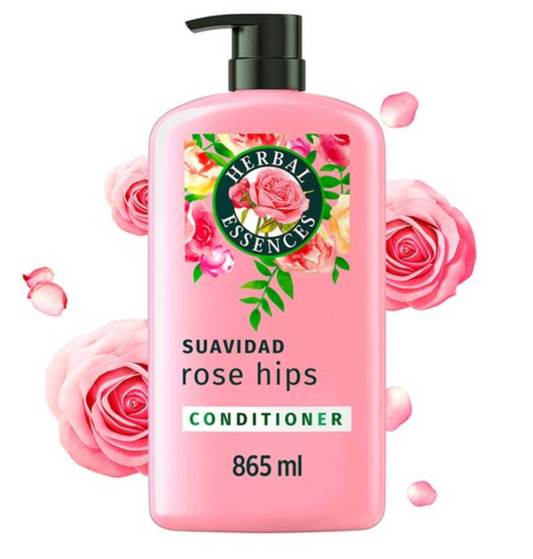 Acondicionador Herbal Essences Suavidad Rosa Mosqueta 865 ml - .