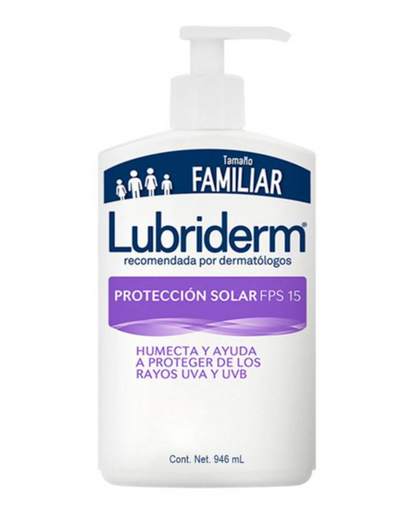 Crema Corporal Lubriderm Protección Solar UV 15 946 ml