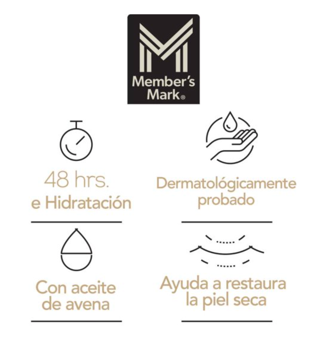 Crema Corporal Humectante Member's Mark 1 l - .