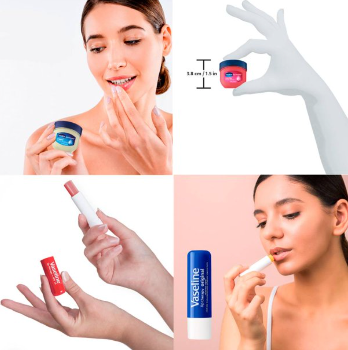 Bálsamo Labial Vaseline 5 pzas - .