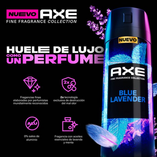 Desodorante Axe Surtido de Fragancias 4 pzas de 150 ml c/u - .