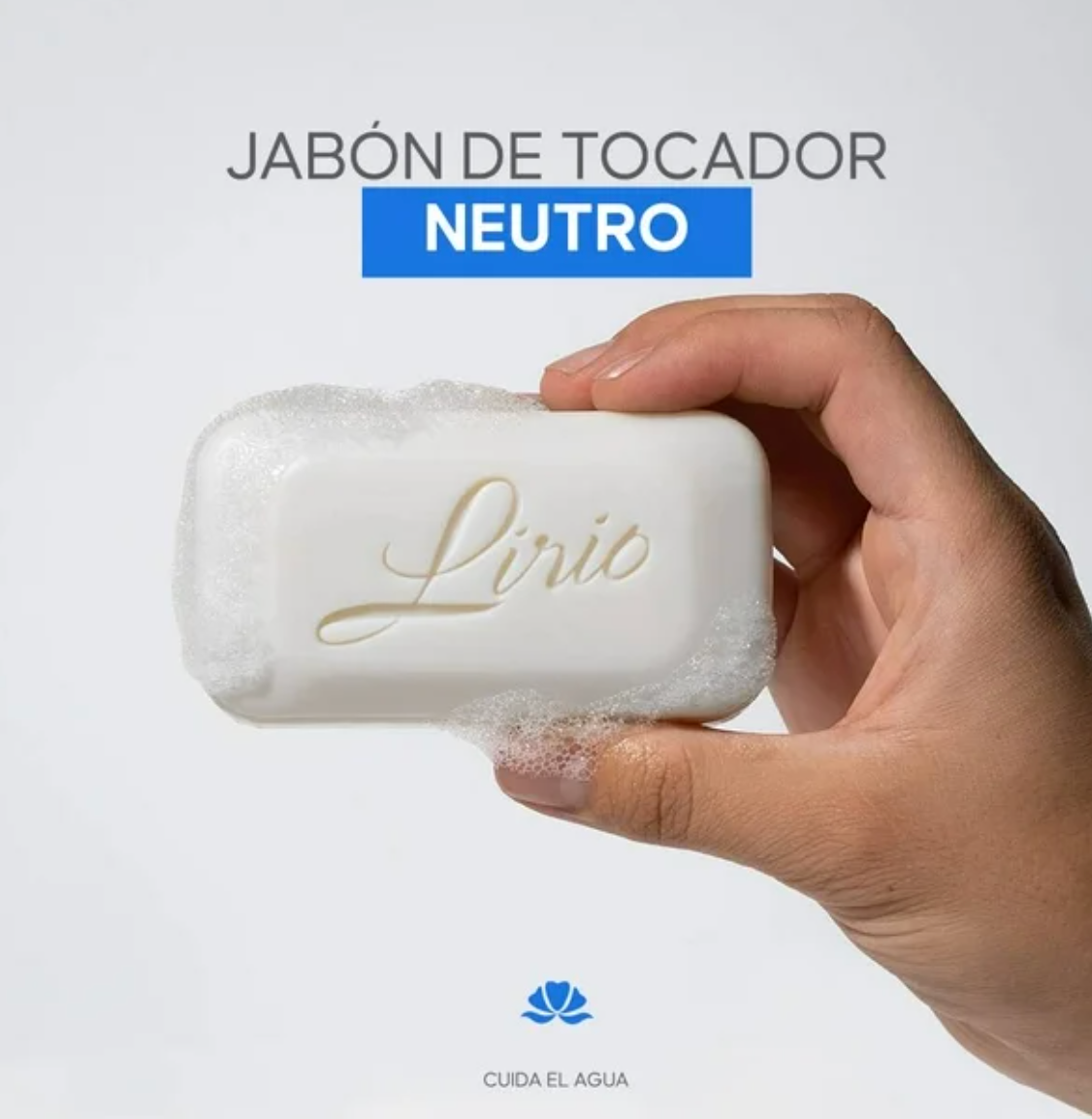 Jabón de Tocador Lirio Neutro 14 pzas de 150 g - .