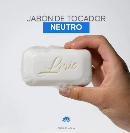 Jabón de Tocador Lirio Neutro 14 pzas de 150 g - .