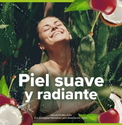 Jabón en Barra Palmolive Naturals Cereza y Coco 8 pzas de 120 g c/u - .