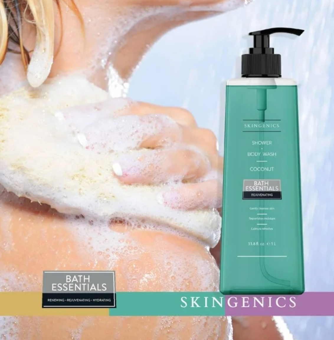 Jabón Líquido Corporal Skingenics Coco 1 l - .