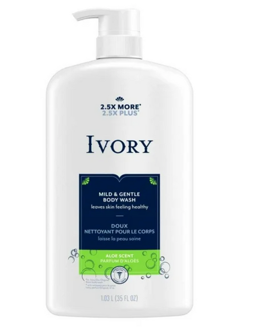 Jabón Corporal Ivory Aloe 1.03 l - .