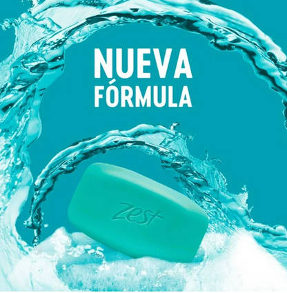 Jabón en Barra Zest Aqua 10 pzas de 135 g c/u - .