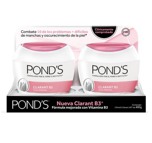 Crema Facial Pond's Clarant B3 2 pzas de 400 g c/u - .