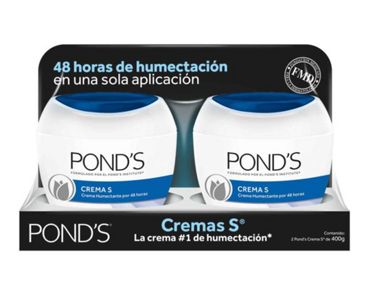 Crema Facial Pond's Crema S 2 pzas de 400 g c/u - .