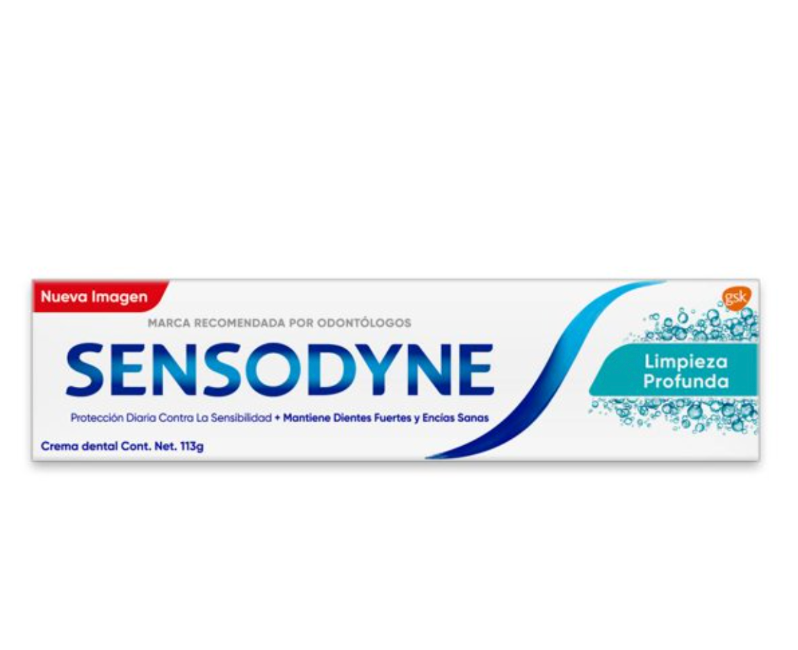Pasta Dental Sensodyne Deep Clean 4 pzas de 113 g c/u - .